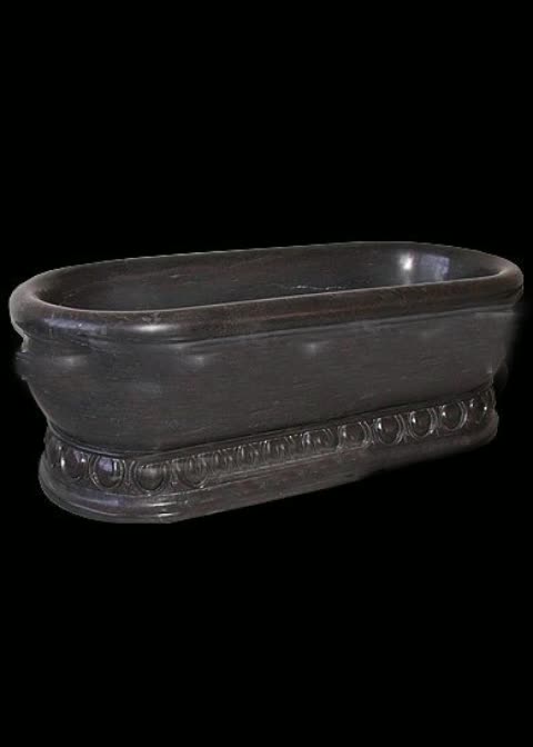 Natural Stone Bath Tub Surround,China White Carved